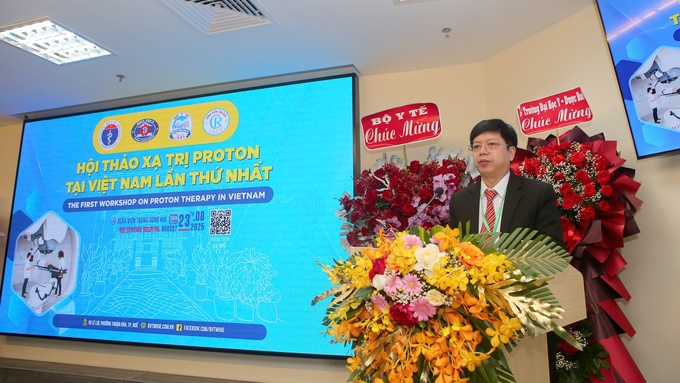 TS. Nguyễn Trọng Khoa, Phó Cục Trưởng Cục Quản lý Khám Chữa bệnh – Bộ Y tế phát biểu tại Hội thảo