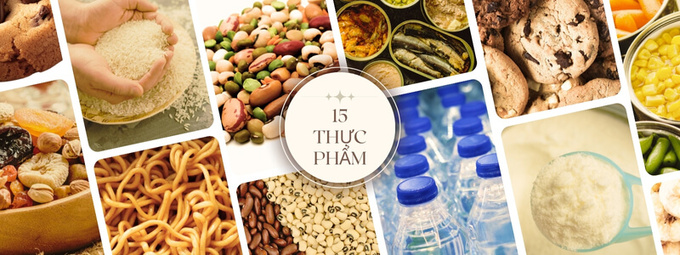 Mùa mưa bão cần chuẩn bị thực phẩm để đảm bảo an toàn cho gia đình (Ảnh minh họa)