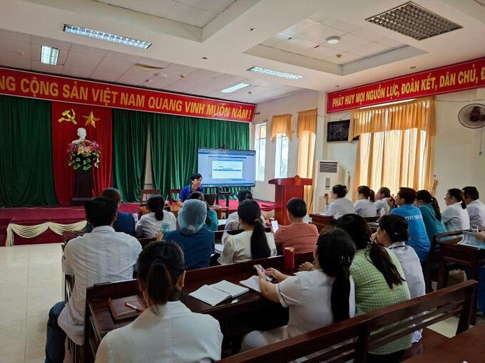 Học viên tham dự lớp tập huấn
