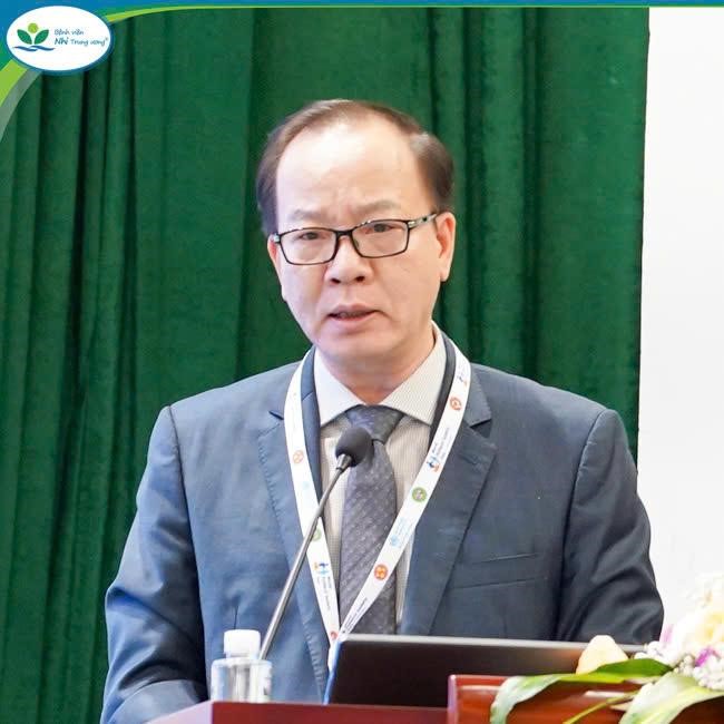 PGS.TS Trần Minh Điển – Giám đốc Bệnh viện Nhi Trung ương khẳng định vai trò của an toàn người bệnh trong mọi hoạt động chuyên môn của Bệnh viện (Ảnh: BVNTW)