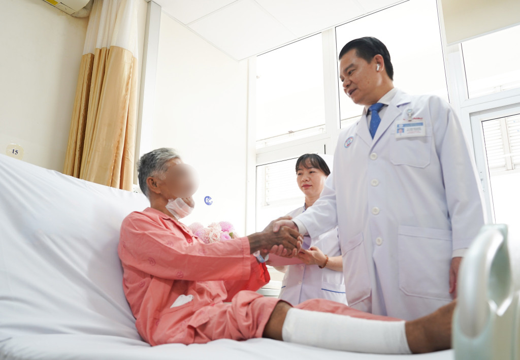 Sau phẫu thuật một tuần , tình trạng sức khỏe của bệnh nhân hồi phục tốt (Ảnh: Bệnh viện Chợ Rẫy - TP. Hồ Chí Minh)