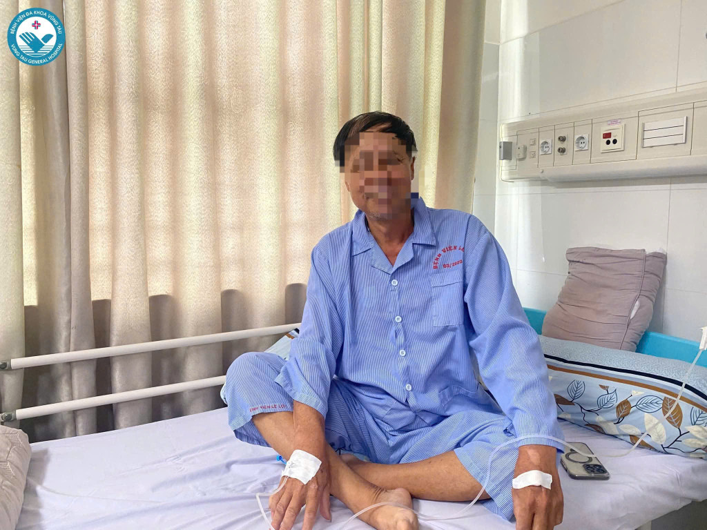Hiện tình trạng sức khỏe của bệnh nhân đã ổn định (Ảnh: Bệnh viện Đa khoa Vũng Tàu)