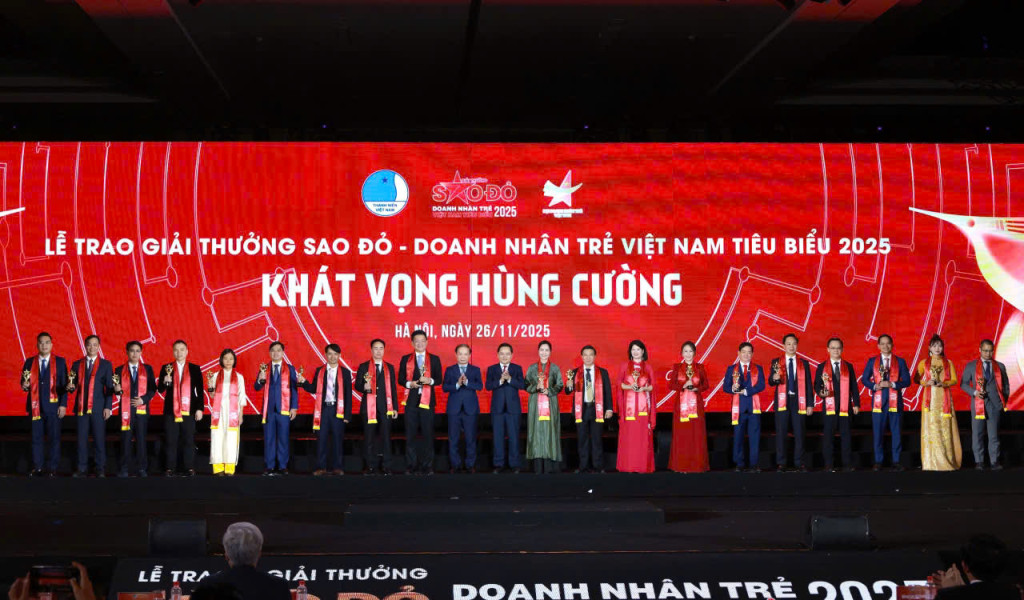 Top 30 Sao Đỏ - Doanh nhân trẻ Việt Nam tiêu biểu năm 2025