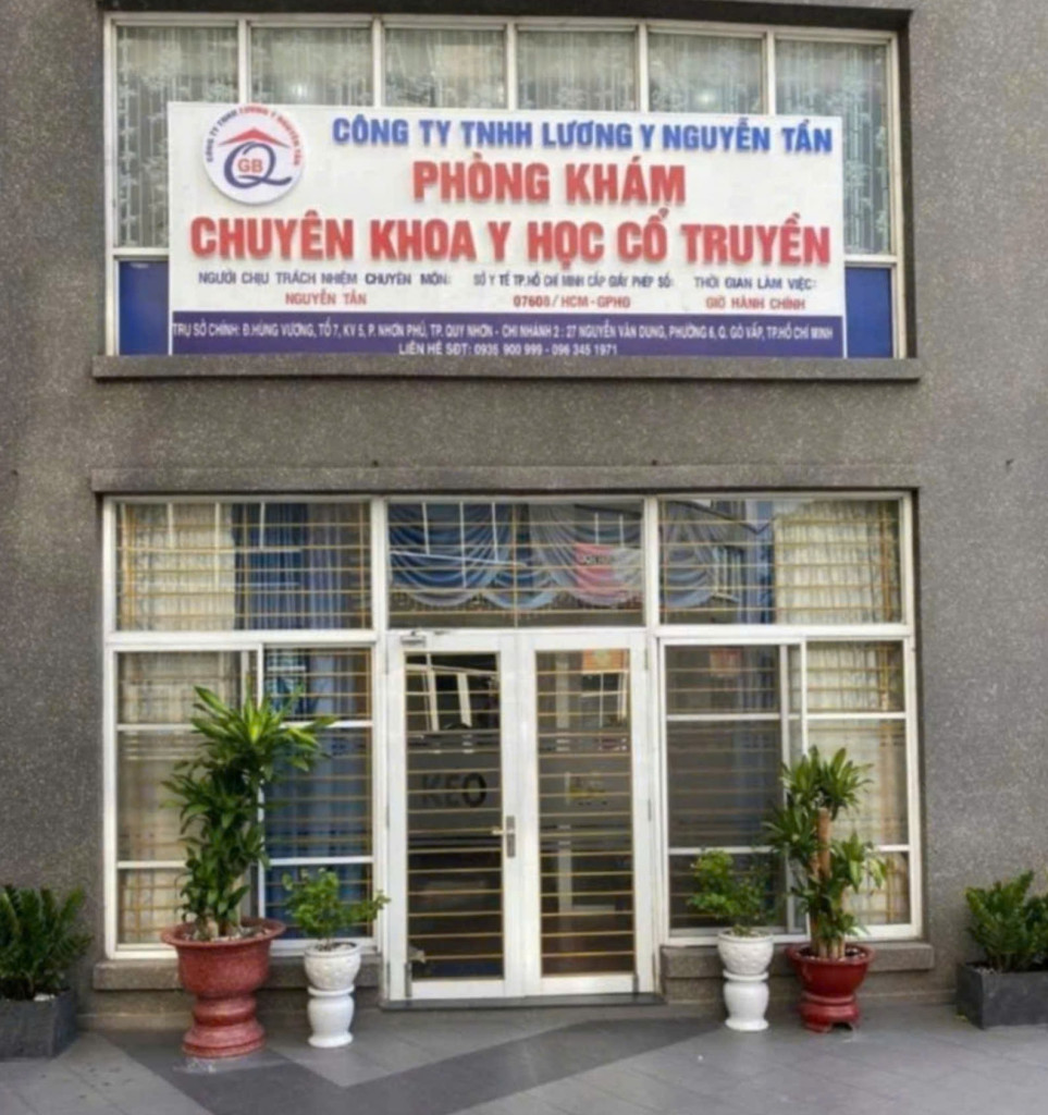 Trung tâm khám và điều trị của lương y Nguyễn Tần tại phường An Nhơn, TP. Hồ Chí Minh