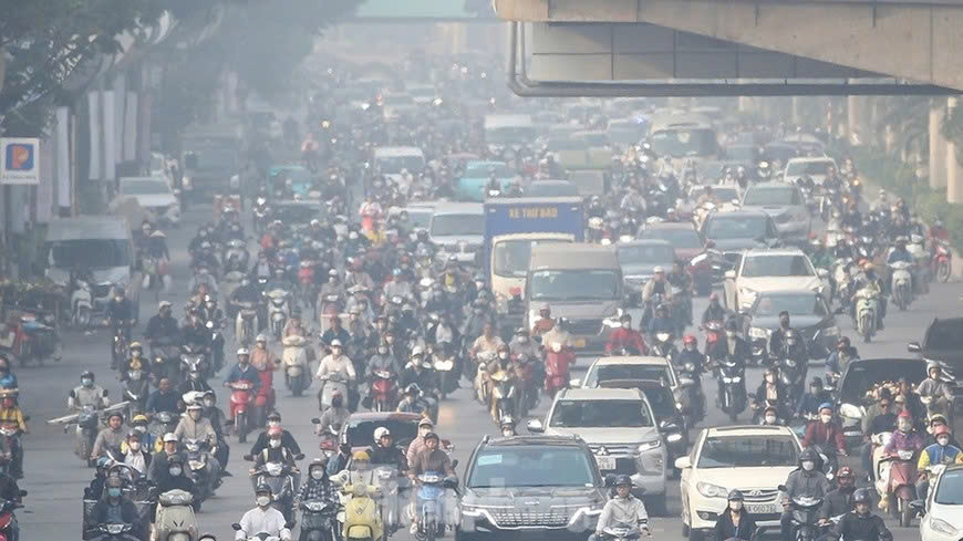 Ô nhiễm không khí kéo dài nhiều ngày qua ở Hà Nội
