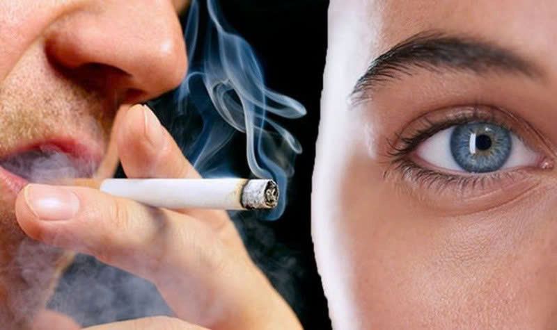 Khói thuốc lá ảnh hưởng nghiêm trọng đến thị lực