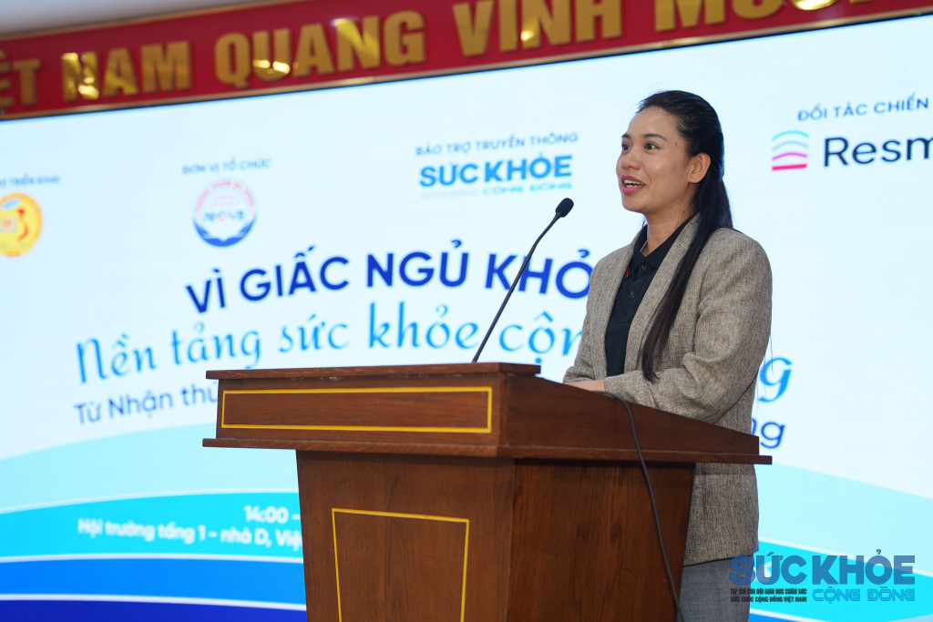 Bà Phạm Xuân Quỳnh Giao – Giám đốc Quốc gia nhãn hàng ResMed chia sẻ