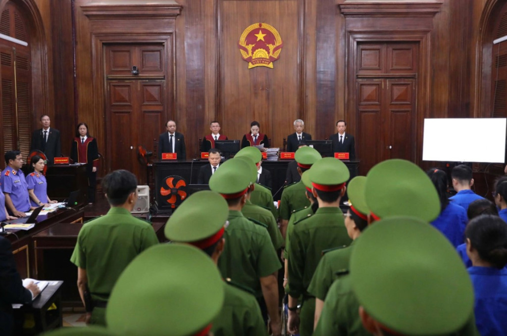 HĐXX tuyên án (Ảnh: TL)