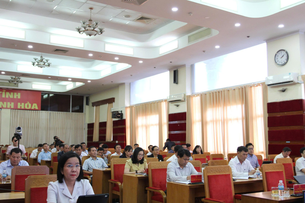Các đại biểu tham gia đối thoại (Ảnh: Thanh Huy)