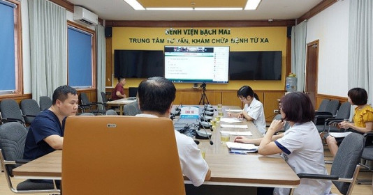 BV Bạch Mai hội chẩn từ xa điều trị cụ bà 86 tuổi bị viêm phổi, tai biến mạch máu não