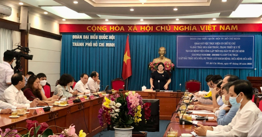 'Khi xã hội hóa y tế, người bệnh có hoàn cảnh nghèo hay giàu đều hưởng lợi như nhau'