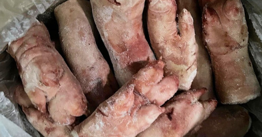 Phát hiện 90 tấn thủ, móng, đùi lợn, chân gà... đã hết hạn đã 2 năm