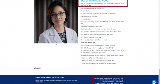 Địa chỉ thẩm mỹ CC CLINIC bị xử phạt và đình chỉ 18 tháng vì hoạt động không phép
