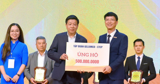 Geleximco ủng hộ 500 triệu đồng cho quỹ 'Vì người nghèo' TP Hà Nội