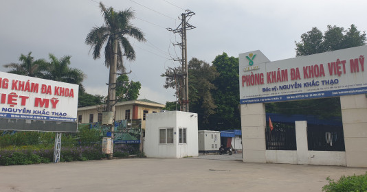 Hưng Yên: Phòng khám Việt Mỹ (Mỹ Hào) dùng thiết bị y tế nghi vấn hàng bãi
