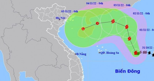 Bão số 7 liên tục đổi hướng, diễn biến phức tạp, khó lường
