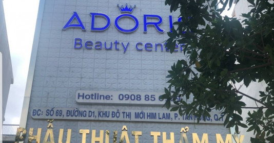 Thẩm mỹ ADORIS quảng cáo dịch vụ trái phép, khách hàng cẩn trọng