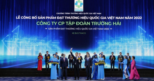 THACO được vinh danh Thương hiệu Quốc gia Việt Nam lần thứ 6