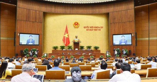 Quốc hội tiến hành chất vấn và trả lời chất vấn của đại biểu, thảo luận về dự án Luật Đất đai