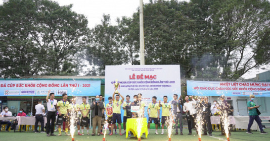 Sắp khởi tranh 'Giải bóng đá cúp Sức Khỏe Cộng Đồng' lần thứ II năm 2022