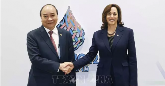 Chủ tịch nước Nguyễn Xuân Phúc mời Tổng thống Hoa Kỳ Joe Biden sớm thăm Việt Nam
