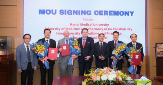 Đại học Y Hà Nội, Y Dược Huế, Y Dược TP HCM ký hợp tác với Đại học Harvard (Mỹ)