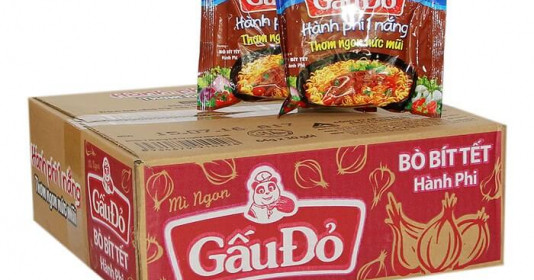 Mì Gấu đỏ của Thực phẩm Á Châu có chứa chất cấm