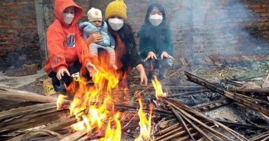Không khí lạnh bắt đầu tràn xuống vùng núi Bắc Bộ