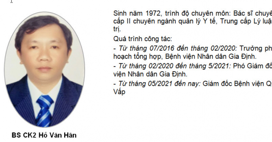 Có 03 người vào vòng 2 thi tuyển chức danh Giám đốc Bệnh viện Mắt TP.HCM