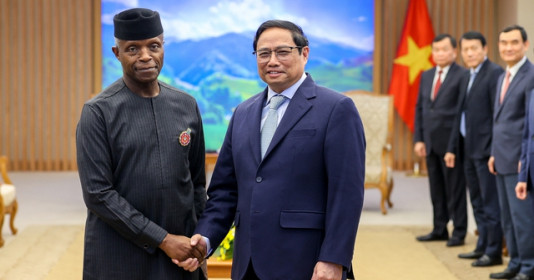 Thủ tướng Phạm Minh Chính tiếp Phó Tổng thống Nigeria