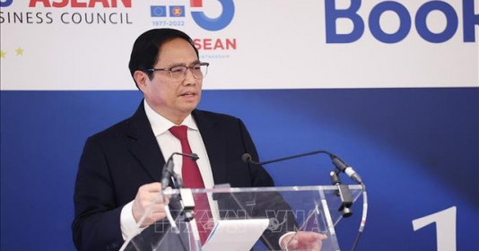 Thủ tướng gửi 5 thông điệp tại Hội nghị Thượng đỉnh Kinh doanh ASEAN-EU