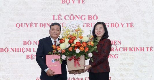 Tiến sĩ, bác sĩ Đinh Văn Lượng làm Giám đốc Bệnh viện Phổi Trung ương