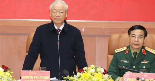 Tổng Bí thư: Quyết liệt điều chỉnh lực lượng quân đội tinh, gọn, mạnh