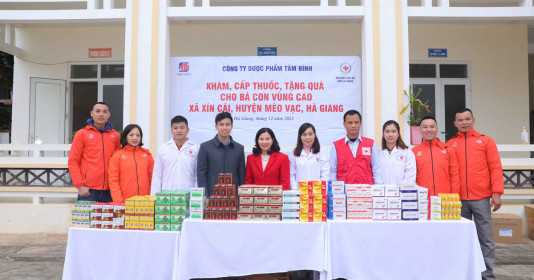 Dược phẩm Tâm Bình chung tay tổ chức “Tết nhân ái 2023” tại Xã Xín Cái, huyện Mèo Vạc (Hà Giang)