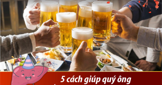 5 mẹo đơn giản giúp quý ông uống rượu bia không say 