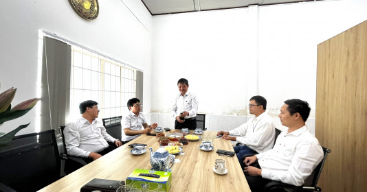 Chủ tịch Tổng Hội Xây dựng Việt Nam thăm, làm việc với Văn phòng đại diện phía Nam