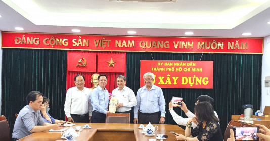 Đẩy mạnh công tác phối hợp giữa Tổng hội Xây dựng Việt Nam và Sở Xây dựng TP.HCM
