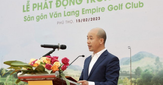 Phát động trồng cây phủ xanh 16 ha dự án sân Golf tại tỉnh Phú Thọ