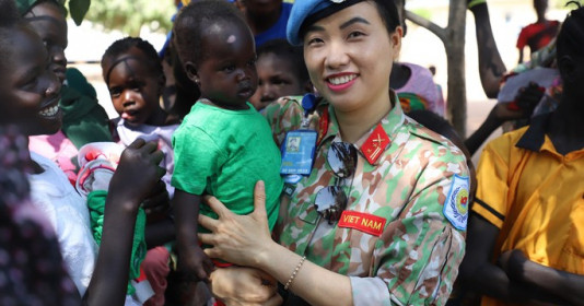 Hoạt động ý nghĩa của Bệnh viện dã chiến mũ nồi xanh ở Nam Sudan