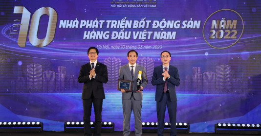  Geleximco giành 'cú đúp' giải thưởng Thương hiệu bất động sản dẫn đầu năm 2022