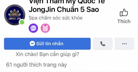 Hoạt động không phép, Viện thẩm mỹ Quốc tế JONGJIN bị xử phạt nặng