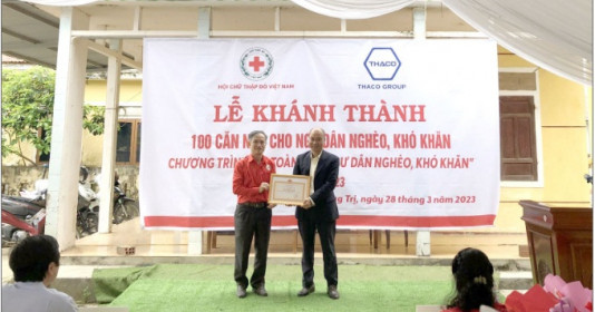 THACO trao tặng 200 căn nhà cho ngư dân nghèo, khó khăn tại Quảng Trị, Thừa Thiên Huế