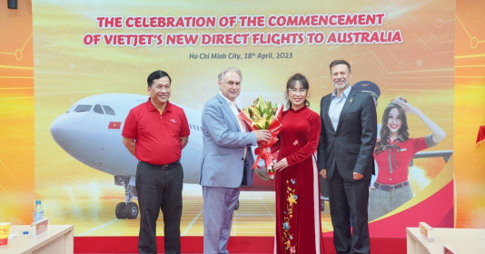Bộ trưởng Thương mại và Du lịch Úc chúc mừng các đường bay thẳng Việt Nam – Úc của Vietjet