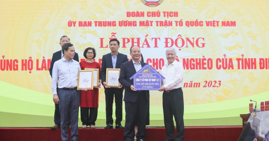  T&amp;T Group ủng hộ 5 tỷ đồng hỗ trợ làm nhà cho người nghèo tỉnh Điện Biên