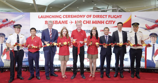 Vietjet khai trương đường bay thẳng đầu tiên đến Brisbane