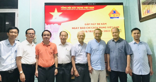 Tổng hội Xây dựng Việt Nam gặp mặt các cơ quan báo chí nhân kỷ niệm 98 năm Ngày Báo chí Cách mạng Việt Nam