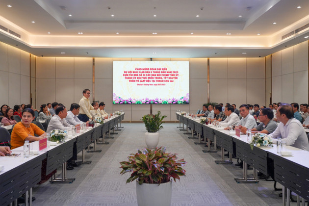 Đoàn Lãnh đạo Ban Nội chính Trung ương và các Ban nội chính tỉnh ủy, thành ủy khu vực miền Trung, Tây Nguyên đến thăm KCN THACO Chu Lai