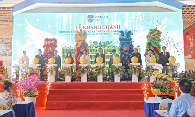 Khánh thành Trường Tiểu học-THCS-THPT Khải Hoàn - Nam Sài Gòn mở ra mô hình Happy School