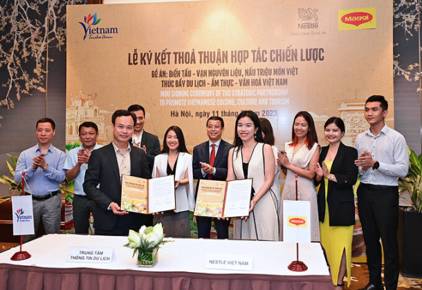 Nestlé - MAGGI và Cục Du lịch Quốc gia Việt Nam phát triển bản đồ ẩm thực "Biến tấu - Vạn nguyên liệu, Nấu triệu món Việt”
