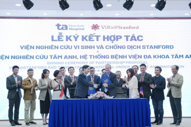 Bệnh viện Tâm Anh ký kết hợp tác với Viện nghiên cứu vi sinh và chống dịch Stanford